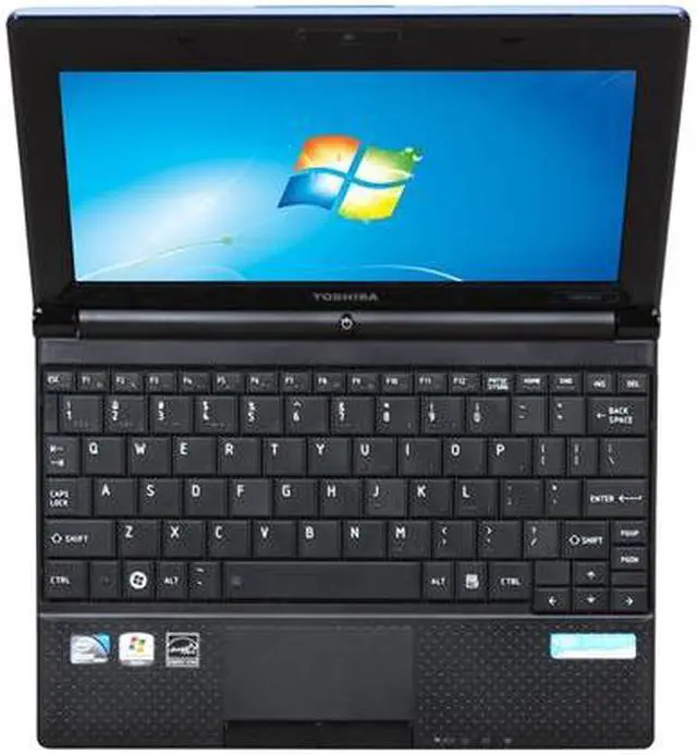 Alt view image 6 of 8 - TOSHIBA Mini NB505-N508BL EasyGrip Finish in Blue Intel Atom N455(1.66 GHz) 10.1" WSVGA 1GB Memory 250GB HDD Netbook