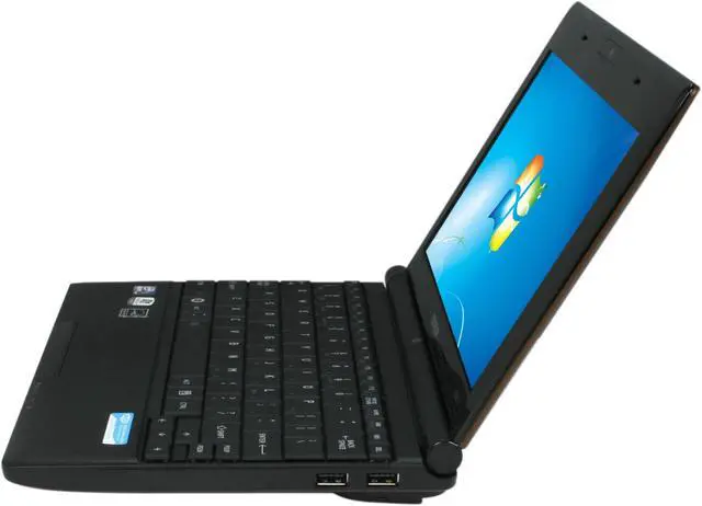 Alt view image 2 of 8 - TOSHIBA Mini NB505-N508BN EasyGrip Finish in Brown Intel Atom N455(1.66 GHz) 10.1" WSVGA 1GB Memory 250GB HDD Netbook