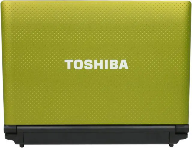 Alt view image 3 of 8 - TOSHIBA Mini NB505-N508GN EasyGrip Finish in Lime Green Intel Atom N455(1.66 GHz) 10.1" WSVGA 1GB Memory 250GB HDD Netbook