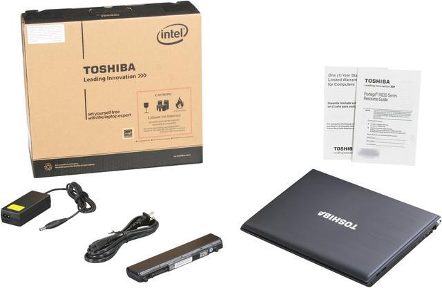 Alt view image 8 of 8 - TOSHIBA Laptop Portege Intel Core i5-2410M 4GB Memory 640GB HDD Intel HD Graphics 3000 13.3" Windows 7 Home Premium 64-bit R835-P56X