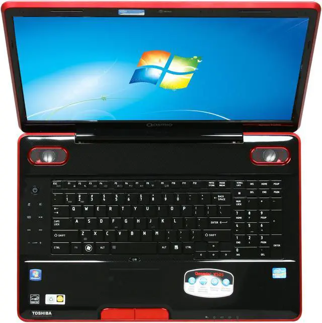 Alt view image 6 of 8 - TOSHIBA Laptop Qosmio Intel Core i7-2630QM 8GB Memory 1TB HDD NVIDIA GeForce GTX 460M 18.4" X505-Q8104X