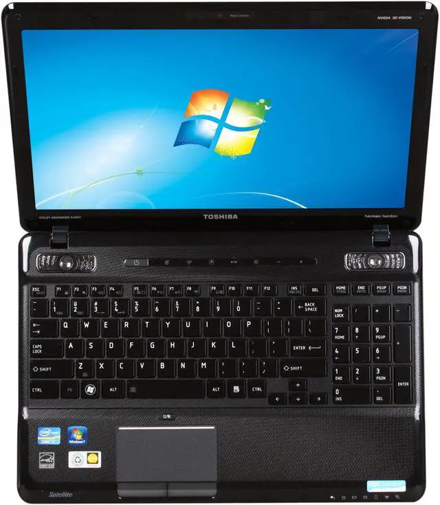 Alt view image 6 of 10 - TOSHIBA Laptop Satellite Intel Core i7-2630QM 8GB Memory 750GB HDD NVIDIA GeForce GT 540M 15.6" Windows 7 Home Premium 64-bit A665-3DV12X