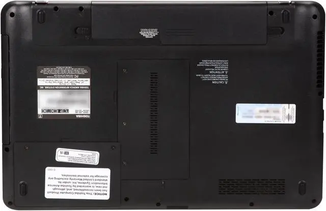 Alt view image 7 of 8 - TOSHIBA Laptop Satellite AMD Turion II P540 4GB Memory 500GB HDD ATI Radeon HD 4250 15.6" Windows 7 Home Premium 64-bit L655D-S5109B