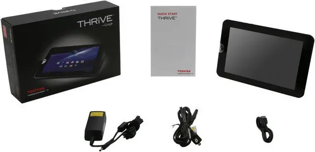 Alt view image 7 of 7 - TOSHIBA Thrive AT105-T1032 Tablet NVIDIA Tegra 2 1.00GHz 10.1" 1GB DDR2 Memory 32GB Storage NVIDIA ULP GeForce