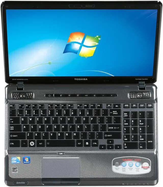 Alt view image 6 of 8 - TOSHIBA Laptop Satellite Intel Core i7-740QM 4GB Memory 640GB HDD NVIDIA GeForce 310M 16.0" Windows 7 Home Premium 64-bit A665-S6094B