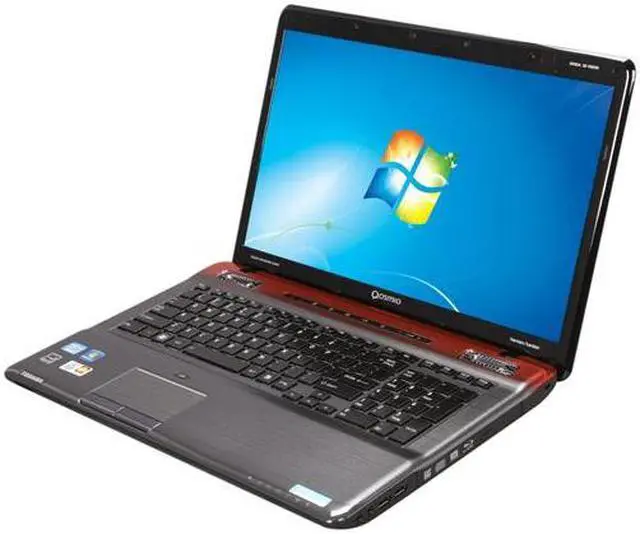 Main image of TOSHIBA Laptop Qosmio Intel Core i7-2630QM 8GB Memory 500GB Hybrid 4GB + 750GB HDD NVIDIA GeForce GTX 560M (3D Vision) 17.3" Windows 7 Home Premium 64-bit X775-3DV78