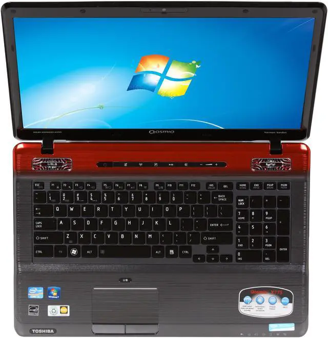 Alt view image 6 of 8 - TOSHIBA Laptop Qosmio Intel Core i5-2410M 6GB Memory 640GB HDD NVIDIA GeForce GTX 560M 17.3" Windows 7 Home Premium 64-bit X775-Q7270