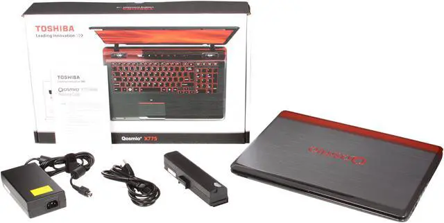 Alt view image 8 of 8 - TOSHIBA Laptop Qosmio Intel Core i7-2630QM 6GB Memory 2 x 500GB HDD NVIDIA GeForce GTX 560M 17.3" Windows 7 Home Premium 64-bit X775-Q7272