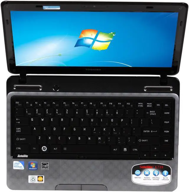 Alt view image 6 of 8 - TOSHIBA Laptop Satellite Intel Pentium B940 4GB Memory 500GB HDD Intel HD Graphics 13.3" Windows 7 Home Premium 64-bit L735-S3210