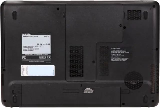 Alt view image 7 of 8 - TOSHIBA Laptop Satellite Intel Pentium B940 4GB Memory 500GB HDD Intel HD Graphics 13.3" Windows 7 Home Premium 64-bit L735-S3210