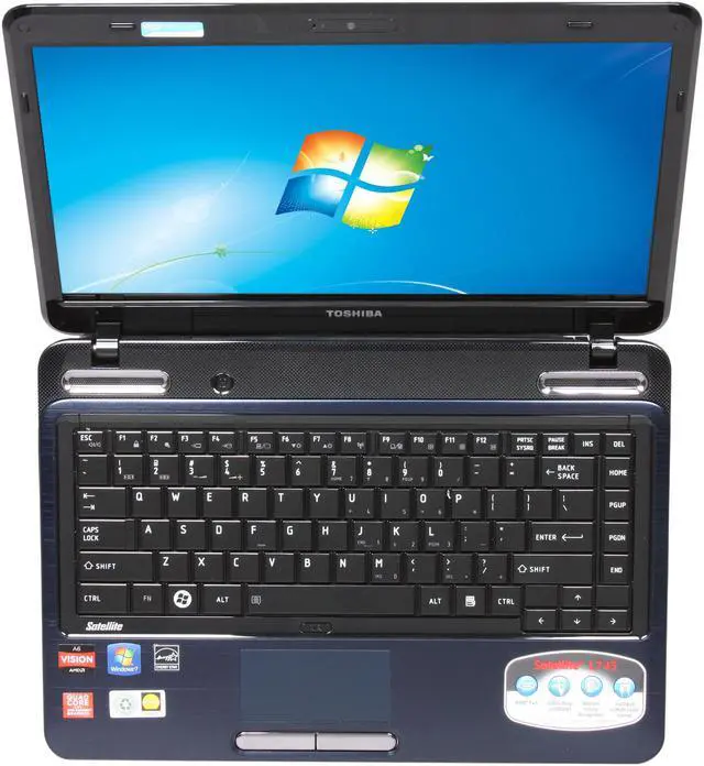 Alt view image 6 of 8 - TOSHIBA Laptop Satellite AMD A6-3400M 4GB Memory 640GB HDD AMD Radeon HD 6520G 14.0" Windows 7 Home Premium 64-bit L745D-S4230