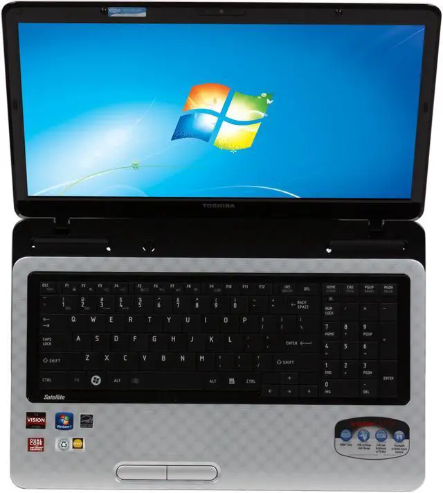 Alt view image 6 of 8 - TOSHIBA Laptop Satellite AMD A4-3300M 4GB Memory 640GB HDD AMD Radeon HD 6480G 17.3" Windows 7 Home Premium 64-bit L775D-S7220