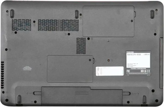 Alt view image 7 of 8 - TOSHIBA Laptop Satellite Intel Core i3-2310M 4GB Memory 640GB HDD Intel HD Graphics 3000 17.3" Windows 7 Home Premium 64-bit L775-S7240