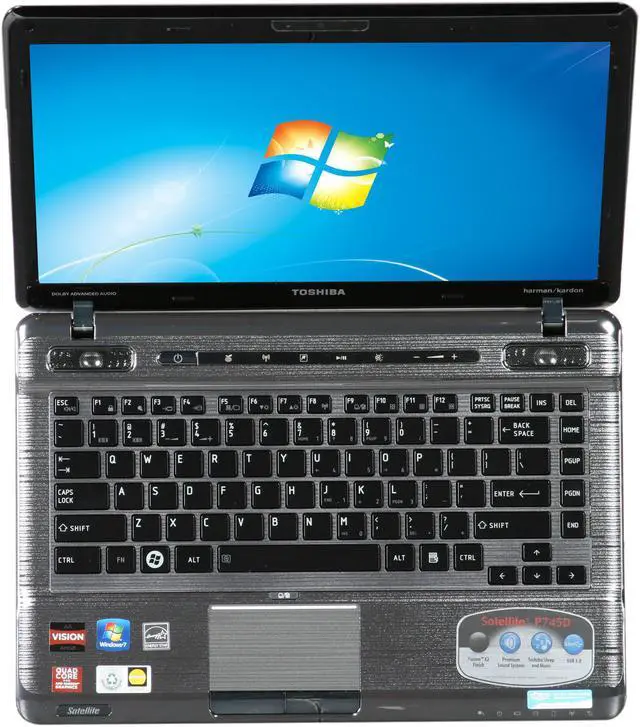 Alt view image 6 of 8 - TOSHIBA Laptop Satellite AMD A6-3400M 6GB Memory 640GB HDD AMD Radeon HD 6520G 14.0" Windows 7 Home Premium 64-bit P745D-S4240