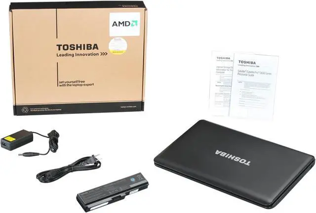 Alt view image 8 of 8 - TOSHIBA Laptop Satellite AMD E-300 3GB Memory 320GB HDD AMD Radeon HD 6310 15.6" Windows 7 Home Premium 64-Bit C655D-S5330