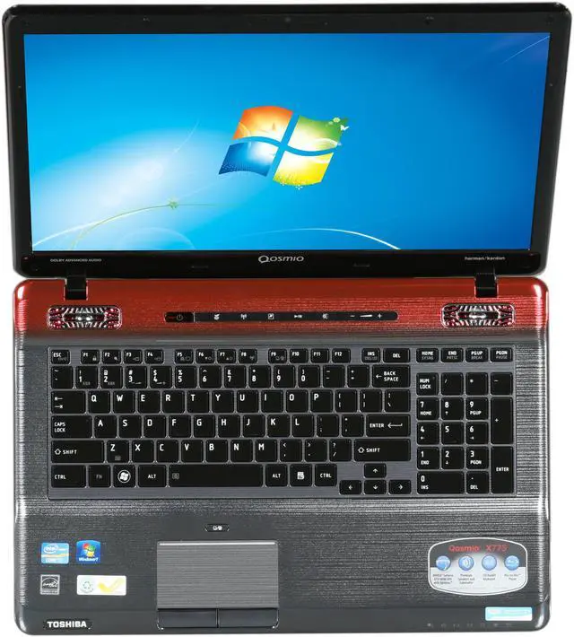 Alt view image 6 of 8 - TOSHIBA Laptop Qosmio Intel Core i7-2670QM 8GB Memory 1TB HDD NVIDIA GeForce GTX 560M 17.3" Windows 7 Home Premium 64-Bit X775-Q7384