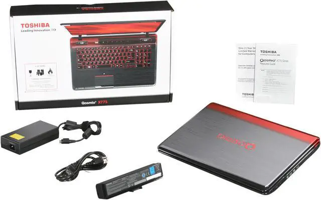 Alt view image 8 of 8 - TOSHIBA Laptop Qosmio Intel Core i7-2670QM 8GB Memory 1TB HDD NVIDIA GeForce GTX 560M 17.3" Windows 7 Home Premium 64-Bit X775-Q7384