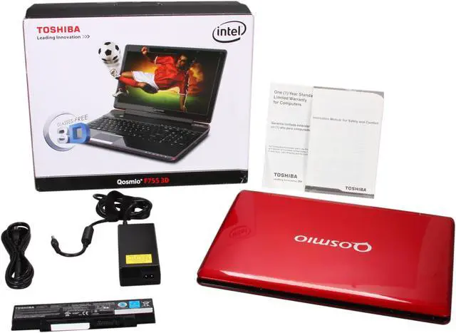 Alt view image 8 of 8 - TOSHIBA Laptop Qosmio Intel Core i7-2670QM 8GB Memory 750GB HDD NVIDIA GeForce GT 540M 15.6" Windows 7 Home Premium 64-Bit F755-3D350