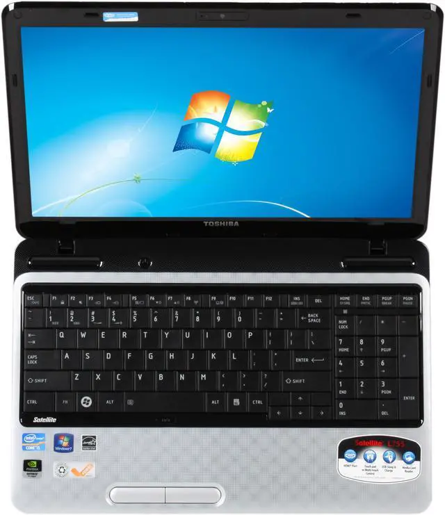 Alt view image 6 of 8 - TOSHIBA Laptop Satellite Intel Core i5-2430M 4GB Memory 640GB HDD NVIDIA GeForce GT 525M 15.6" Windows 7 Home Premium 64-Bit L755-S5354