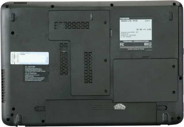 Alt view image 7 of 8 - TOSHIBA Laptop Satellite Intel Pentium B960 4GB Memory 320GB HDD Intel HD Graphics 14.0" Windows 7 Home Premium 64-Bit L745-S4126