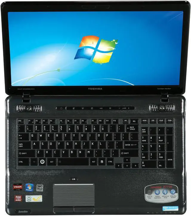 Alt view image 6 of 8 - TOSHIBA Laptop Satellite AMD A8-3520M 6GB Memory 750GB HDD AMD Radeon HD 6620G 17.3" Windows 7 Home Premium 64-Bit P775D-S7144