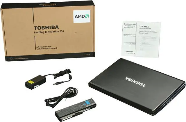 Alt view image 8 of 8 - TOSHIBA Laptop Satellite AMD A8-3520M 6GB Memory 750GB HDD AMD Radeon HD 6620G 17.3" Windows 7 Home Premium 64-Bit P775D-S7144