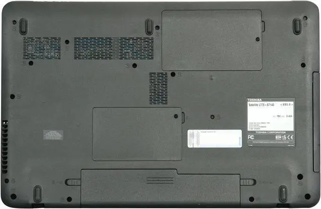 Alt view image 7 of 8 - TOSHIBA Laptop Satellite Intel Core i3-2350M 4GB Memory 640GB HDD Intel HD Graphics 17.3" Windows 7 Home Premium 64-Bit L775-S7140