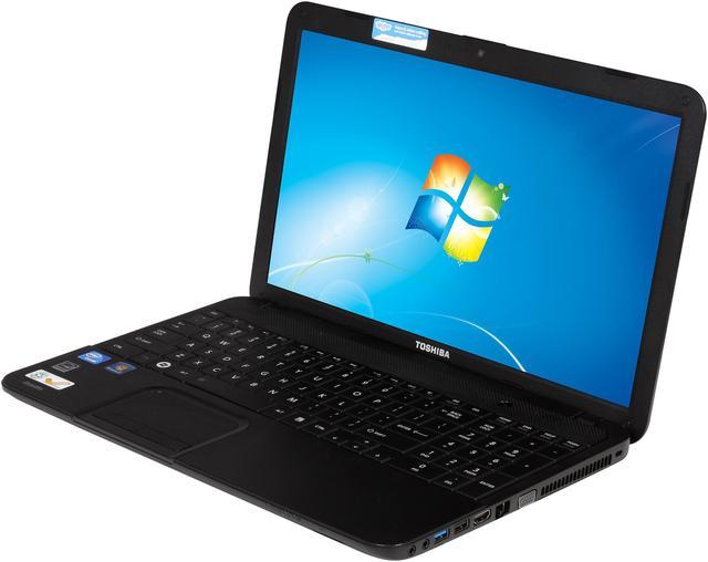 TOSHIBA Laptop Satellite Intel Celeron B820 4GB Memory 320GB HDD Intel HD  Graphics 15.6