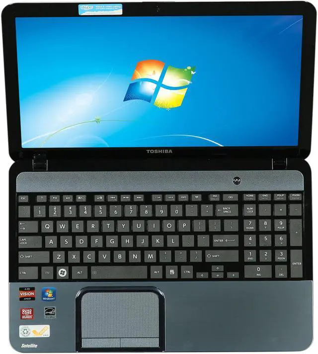 Alt view image 6 of 8 - TOSHIBA Laptop Satellite AMD A10-4600M 6GB Memory 750GB HDD AMD Radeon HD 7660G 15.6" Windows 7 Home Premium 64-Bit S855D-S5256