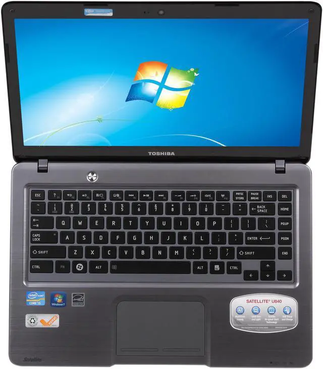 Alt view image 6 of 8 - TOSHIBA 14.0" Intel Core i5-3317U 4GB Memory DDR3 1600 32GB SSD Windows 7 Home Premium 64-Bit U845-S404