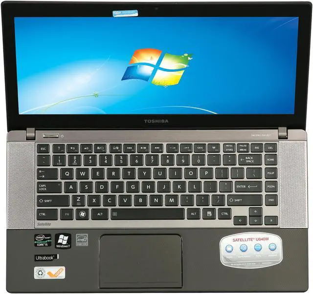 Alt view image 6 of 8 - TOSHIBA Ultrabook Intel Core i5-3317U 6GB Memory 500GB HDD 32 GB SSD Intel HD Graphics 14.4" Windows 7 Home Premium 64-Bit U845W-S410