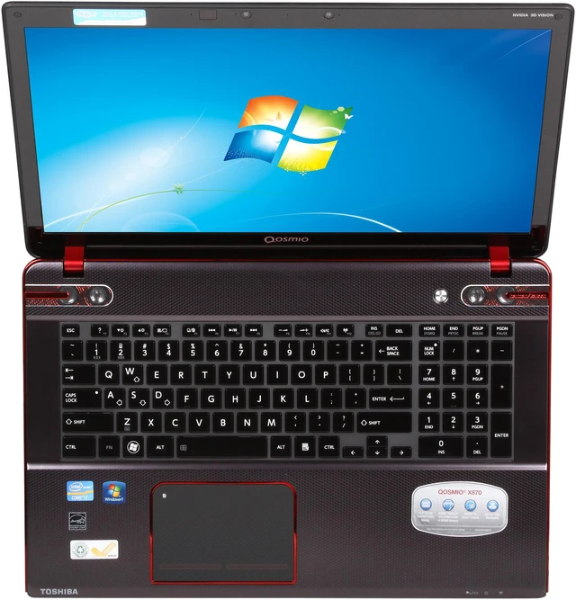 Alt view image 6 of 12 - TOSHIBA Qosmio 17.3" Intel Core i7-3610QM 16GB Memory DDR3 1600 Windows 7 Home Premium 64-Bit X875-Q7290
