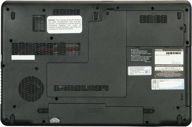 Alt view image 7 of 8 - TOSHIBA Laptop Satellite Intel Core i5-2450M 6GB Memory 750GB HDD Intel HD Graphics 17.3" Windows 7 Home Premium 64-Bit P775-S7100B
