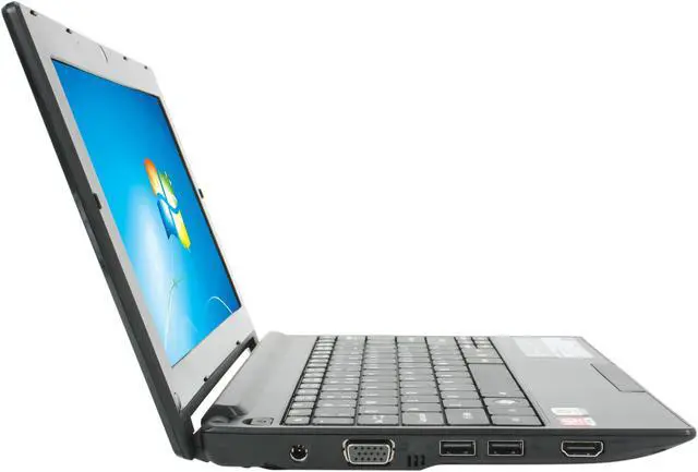 Alt view image 4 of 8 - Acer Aspire One AO522-BZ897 Diamond Black AMD Dual-Core Processor C-50 (1.00 GHz) 10.1" 1GB Memory 250GB HDD Netbook