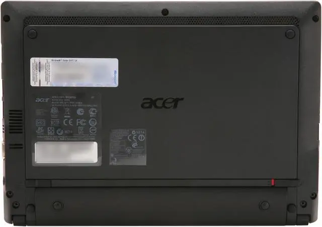 Alt view image 7 of 8 - Acer Aspire One AO522-BZ824 Olive Green AMD Dual-Core Processor C-50 (1.00 GHz) 10.1" 1GB Memory 250GB HDD Netbook