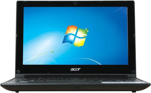 Alt view image 5 of 8 - Acer Aspire One AOD255E-1643 Diamond Black Intel Atom N570(1.66 GHz) 10.1" WSVGA 1GB Memory 250GB HDD Netbook