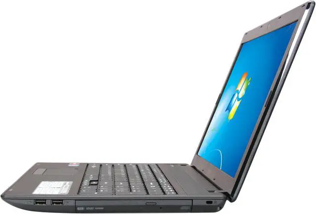 Alt view image 2 of 8 - Acer Laptop Aspire AMD Phenom II N970 4GB Memory 500GB HDD AMD Radeon HD 6650M 15.6" Windows 7 Home Premium 64-bit AS5552G-7641