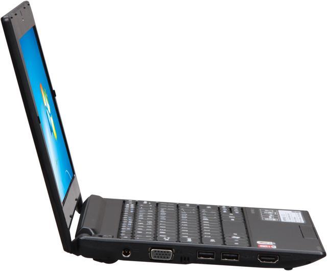 Alt view image 4 of 8 - Acer Aspire One AO522-BZ465 Diamond Black AMD Dual-Core Processor C-50 (1.00 GHz) 10.1" 1GB Memory 250GB HDD Netbook