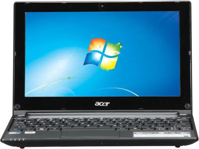 Alt view image 5 of 8 - Acer Aspire One AOD255E-1482 Diamond Black Intel Atom N570(1.66 GHz) 10.1" WSVGA 1GB Memory 250GB HDD Netbook