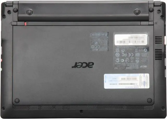 Alt view image 7 of 8 - Acer Aspire One AOD255E-1482 Diamond Black Intel Atom N570(1.66 GHz) 10.1" WSVGA 1GB Memory 250GB HDD Netbook