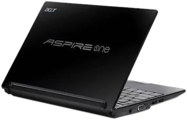 Alt view image 3 of 3 - Acer Aspire One AOD255-2331 Black Intel Atom N450(1.66 GHz) 10.1" WSVGA 1GB Memory 160GB HDD Netbook