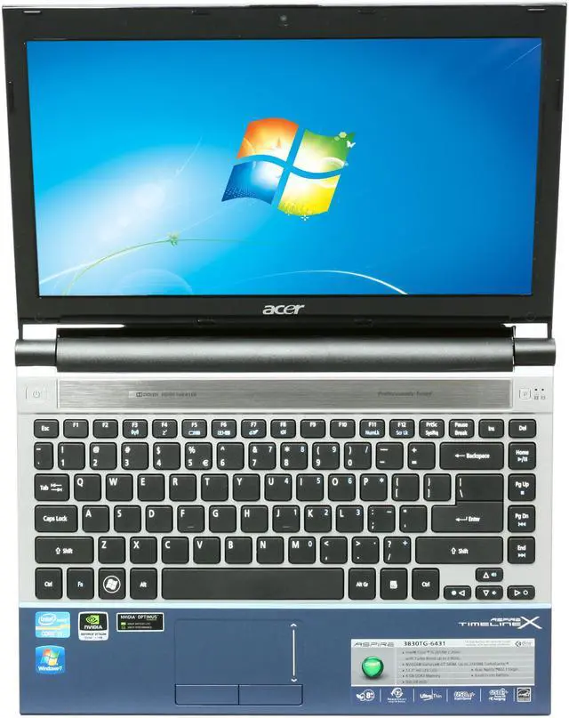 Alt view image 6 of 8 - Acer Laptop Aspire TimelineX Intel Core i5-2410M 4GB Memory 500GB HDD NVIDIA GeForce GT 540M 13.3" Windows 7 Home Premium 64-bit AS3830TG-6431