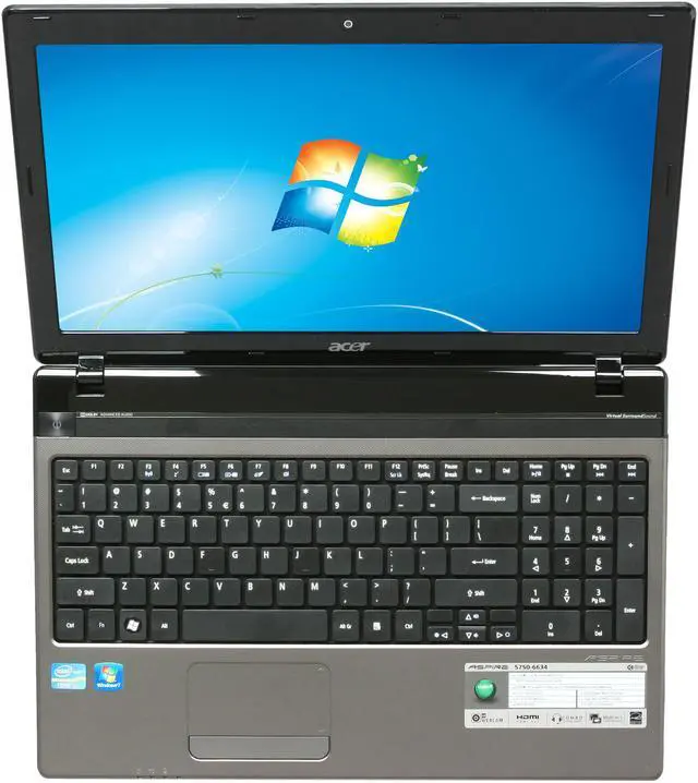 Alt view image 6 of 8 - Acer Laptop Aspire Intel Core i5-2410M 6GB Memory 640GB HDD Intel HD Graphics 3000 15.6" Windows 7 Home Premium 64-bit AS5750-6634
