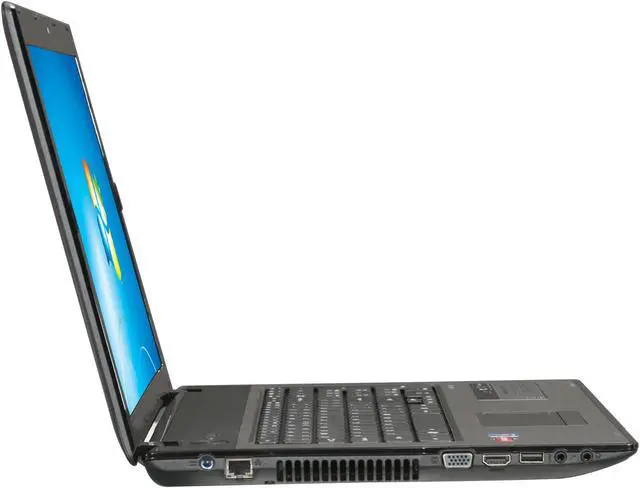 Alt view image 4 of 8 - Acer Laptop Aspire AMD Phenom II N970 4GB Memory 500GB HDD AMD Radeon HD 6470M 17.3" Windows 7 Home Premium 64-bit AS7551G-7606