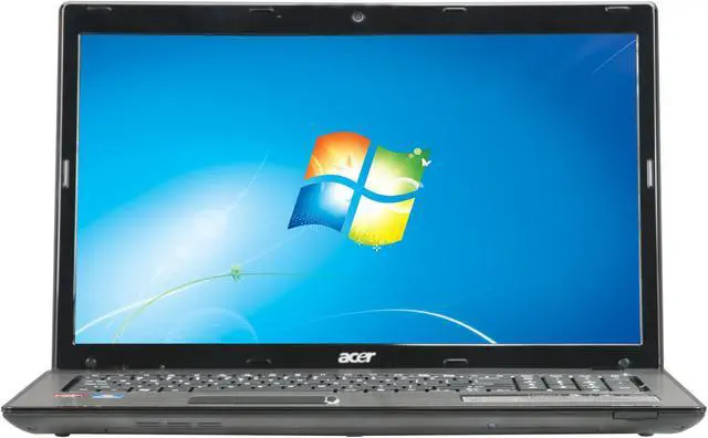 Alt view image 5 of 8 - Acer Laptop Aspire AMD Phenom II N970 4GB Memory 500GB HDD AMD Radeon HD 6470M 17.3" Windows 7 Home Premium 64-bit AS7551G-7606