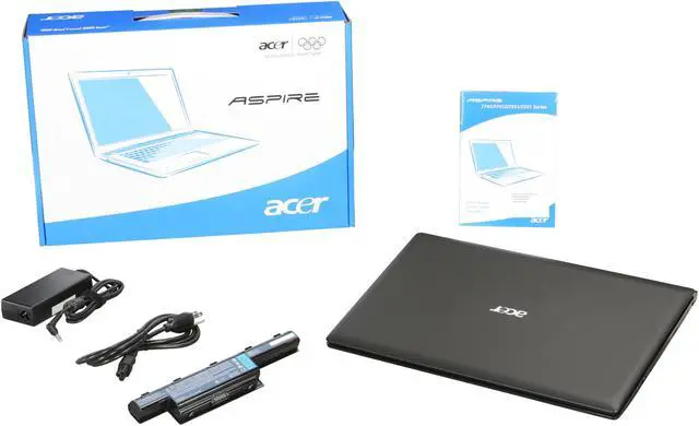 Alt view image 8 of 8 - Acer Laptop Aspire AMD Phenom II N970 4GB Memory 500GB HDD AMD Radeon HD 6470M 17.3" Windows 7 Home Premium 64-bit AS7551G-7606