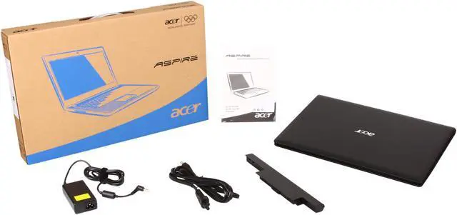 Alt view image 8 of 8 - Acer Laptop Aspire AMD Phenom II N660 4GB Memory 320GB HDD ATI Radeon HD 4250 15.6" Windows 7 Home Premium 64-bit AS5552-7819