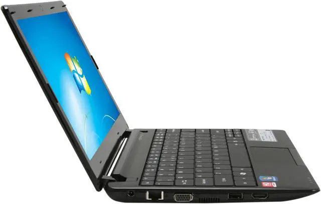 Alt view image 4 of 8 - Acer Aspire One AO722-BZ454 Espresso Black AMD Dual-Core Processor C-50 (1.00 GHz) 11.6" 2GB Memory 250GB HDD Netbook