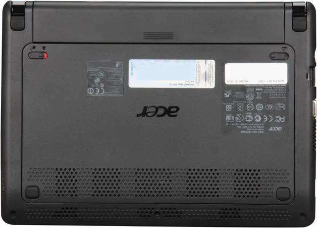 Alt view image 8 of 9 - Acer Aspire One AOD257-13404 Espresso Black Intel Atom N455(1.66 GHz) 10.1" WSVGA 1GB Memory 250GB HDD Netbook