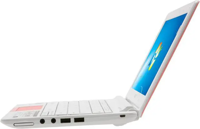 Alt view image 2 of 8 - Acer Aspire One Happy 2 AOHAPPY2-1499 Strawberry Yogurt Intel Atom N570(1.66 GHz) 10.1" WSVGA 1GB Memory 250GB HDD Netbook